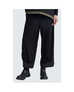 Luukaa Freya Cropped Wide-Leg Pants - Blue