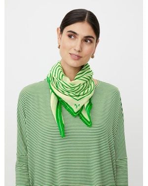 Masai Featherlight Striped Scarf - Green
