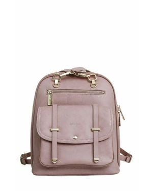 Belle & Bloom 5Th Ave Leather Backpack - Pink