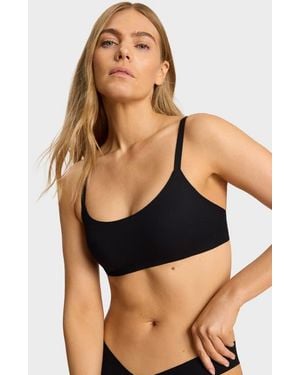 Commando Rib Bralette - Black
