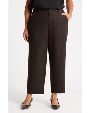Wit & Wisdom Teagan Skyrise Ankle Wide Leg Pants - Black