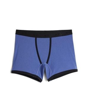 TOMBOYX Gender Inclusive Stretch Modal 4.5-Inch Trunks - Blue