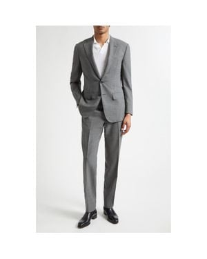 Thom Sweeney Fresco Tailored Wool Suit - Gray