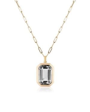 Goshwara Manhattan Pendant Necklace - White