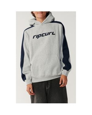 Rip Curl Archive Panel Cotton Blend Hoodie - Gray