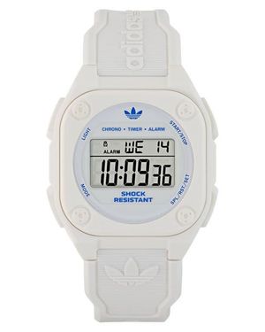 adidas City Tech 4 Silicone Strap Watch, 42Mm - Gray