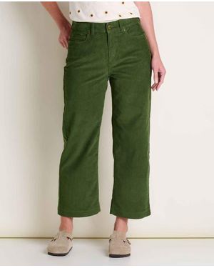Toad & Co. Coaster Cord Wide Leg Pant - Green