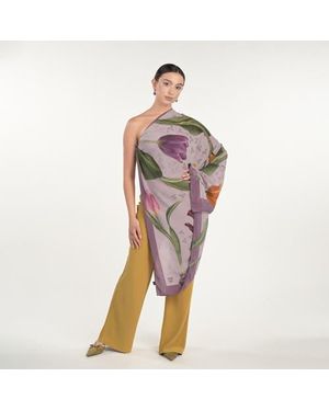 Silk&Soul Tulip Scarf - Purple