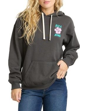 Billabong Midnight Session Graphic Hoodie - Gray