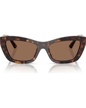 Jimmy Choo 54Mm Cat Eye Sunglasses - Brown