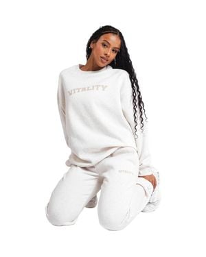 Vitaly Cozy Uni Crew - White