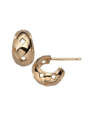 Jennifer Zeuner Solora Hoop Earrings - Metallic
