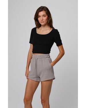 JUANA Hemp Essentials Fleece Shorts - Gray
