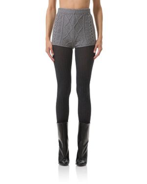 AFRM Benoite Sweater Shorts - Black