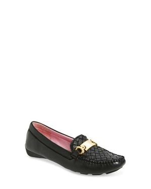 Robert Zur Mirror Driving Loafer - White