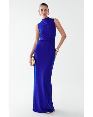 BWLDR Lana Maxi Dress - Blue
