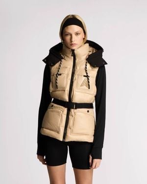 Alpenhaus Vercors Lightweight Utility Vest With Lustre Detailing - Natural