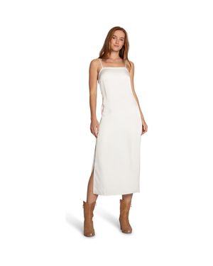 Belle & Bloom Smoke And Mirror Midi Slip Dress - White