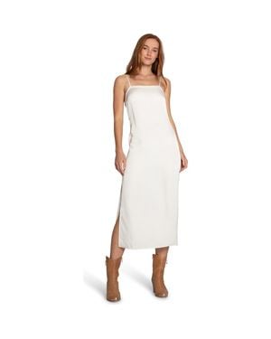 Belle & Bloom Smoke And Mirror Midi Slip Dress - White