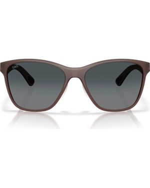 Costa Del Mar Luna Nueva 57Mm Polarized Butterfly Sunglasses - Gray