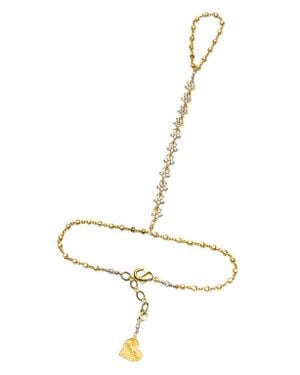 VIDAKUSH Twinkle Flower Hand Chain - Metallic
