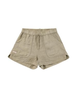Amundsen 3.5Incher Safari Linen Shorts - Natural