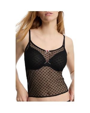 Skarlett Blue Heart Breaker Camisole - Black