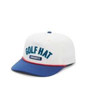 Swannies Charm Snapback Golf Hat - Blue