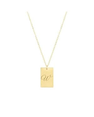 SET & STONES Stella Initial Necklace - Metallic