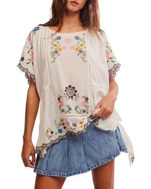 Danielle Embroidered Top | Cloud Dancer Danielle Embroidered Top | Cloud Dancer