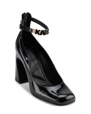 KARL LAGERFELD Pavla Ankle Strap Pump - Black