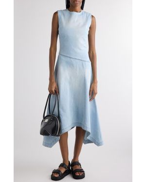 Acne Studios Denim Asymmetric Dress in Blue | Lyst