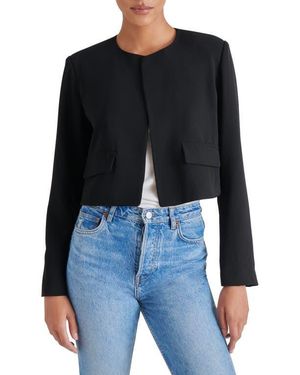 Steve Madden Serene Crop Blazer - Black