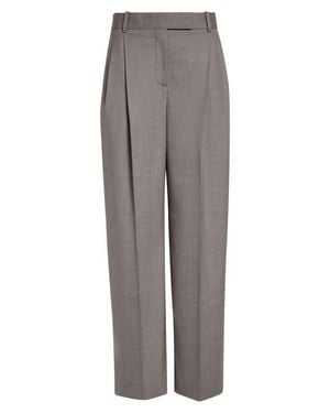 Reiss Darcy Wool Blend Pants - Gray
