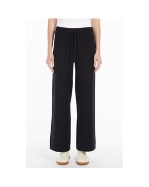 MM by Max Mara Judy Wide-Leg Pants - Black