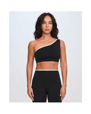 Rebody Active Reluxe Isola One Shoulder Bra - Black