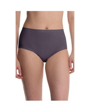 Natori Bliss Stretch Cotton Full Briefs - Purple