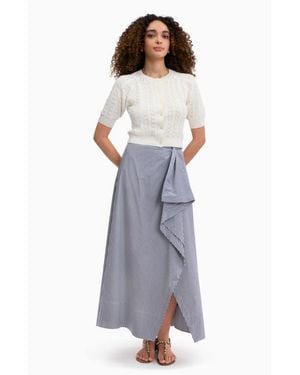 Rebecca Taylor Verana Knit Cardigan - Gray