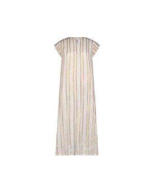MER ST BARTH Noa Maxi Caftan - White