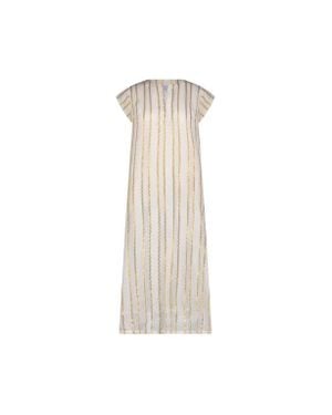 MER ST BARTH Noa Maxi Caftan - White