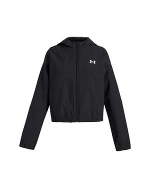 Under Armour Kids' Rival Woven Water Repellent Jacket - Black