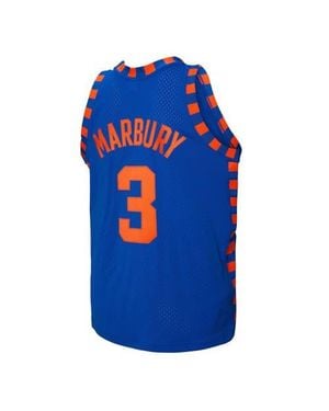 Mitchell & Ness Stephon Marbury New York Knicks 2005/06 Hardwood Classics Swingman Jersey - Blue