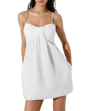 Reiss Carmen Cover-Up Mini Dress - White