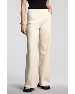 WEEKEND LOS ANGELES Genevieve Wide Leg Pants - Natural