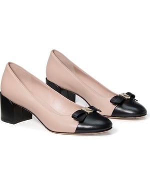 Kate Spade Deco Bow Ballet Cap Toe Pump - Pink