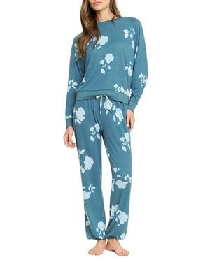 Honeydew Intimates Star Seeker Brushed Jersey Pajamas - Blue