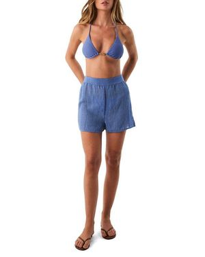 ViX Yana Cover-Up Shorts - Blue