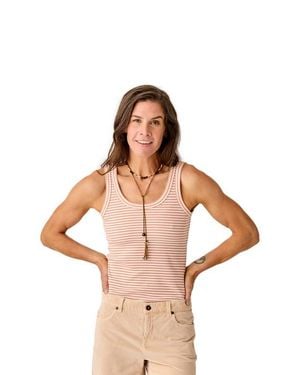 Carve Designs Ever Rib Tank - Natural