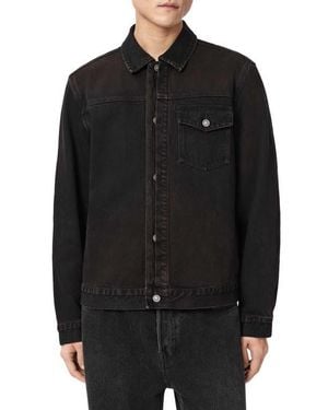 AllSaints Roth Denim Jacket - Black