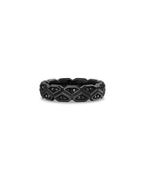 David Yurman Hex Band Ring - Black